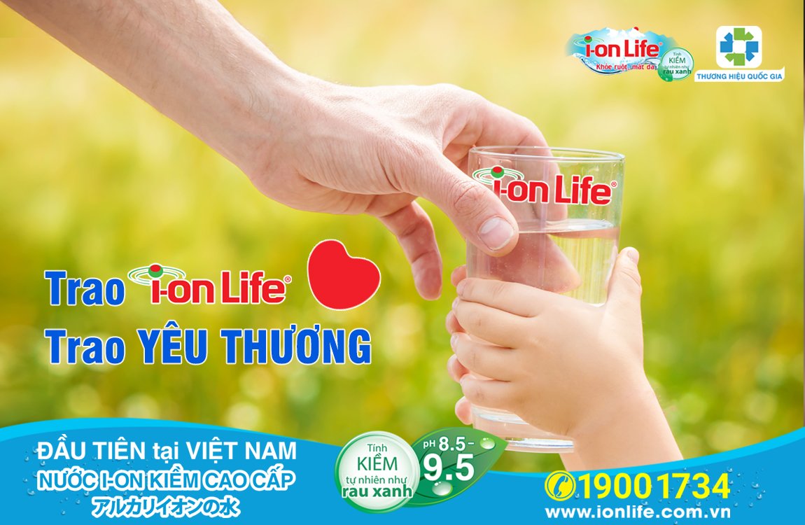 ion life nuớc uống tốt cho sức khoẻ